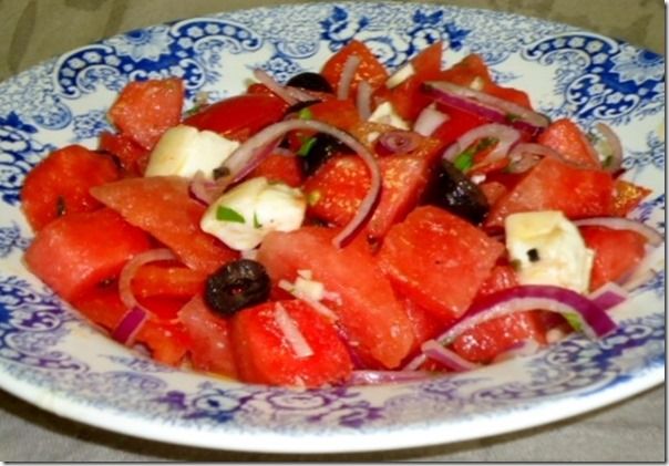 48 - Frisse salade met watermeloen